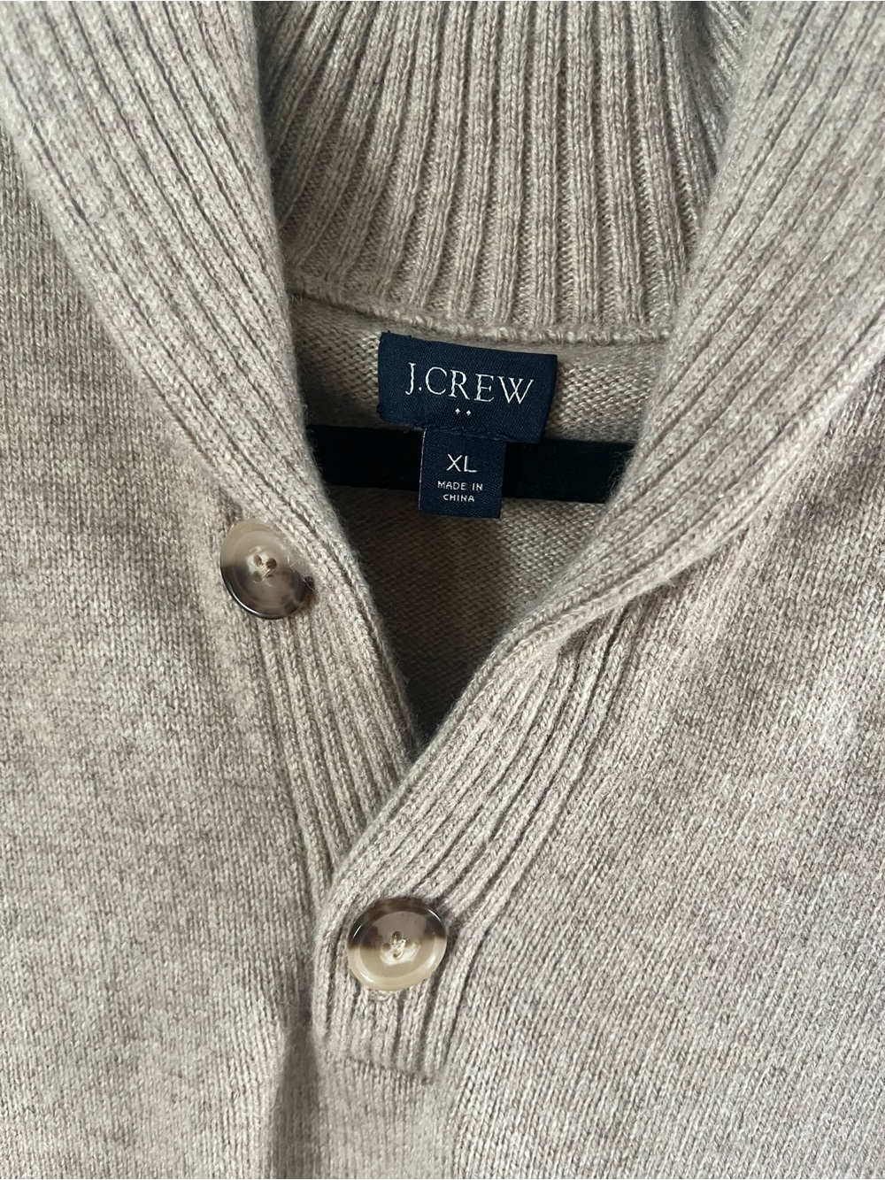J. Crew Men’s Shawl Collar Cardigan